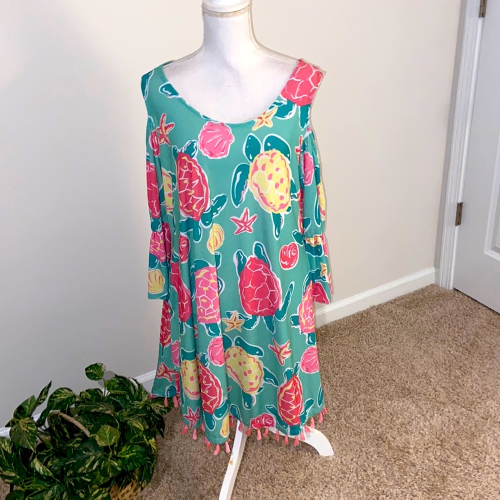 Simply Southern cold shoulder dress